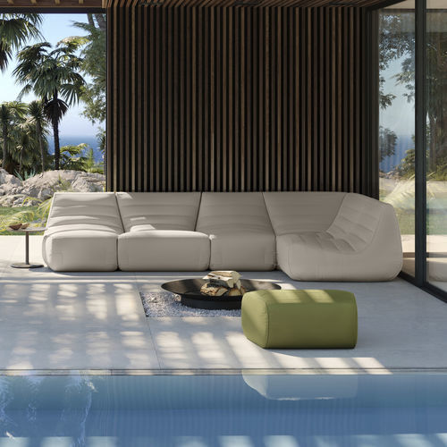 Divano modulare - SAPARELLA - Ligne Roset - contemporaneo / per terrazza / da giardino