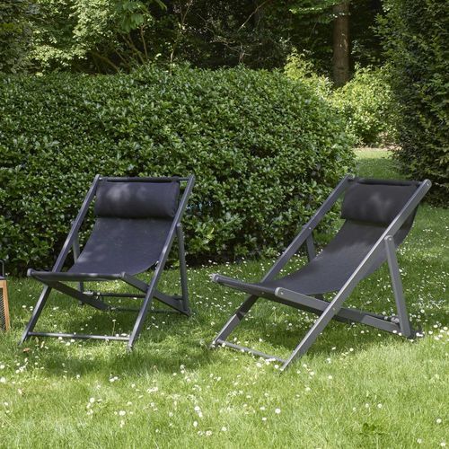 Sdraio contemporaneo - SABBIA - Ligne Roset - in Batyline® / in alluminio laccato / da esterno