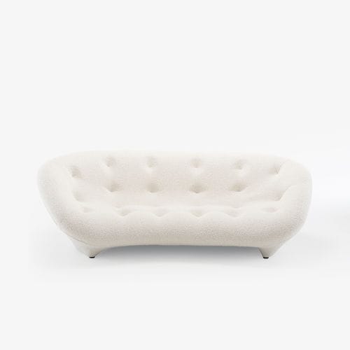 Divano contemporaneo - PLOUM  - Ligne Roset - in tessuto / con rivestimento rimovibile / con braccioli