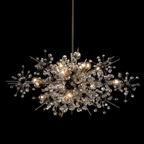 Lampadario contemporaneo - MET FOYER 6725-L-16 - J. & L. LOBMEYR - in cristallo Swarovski® / in ottone / a incandescenza