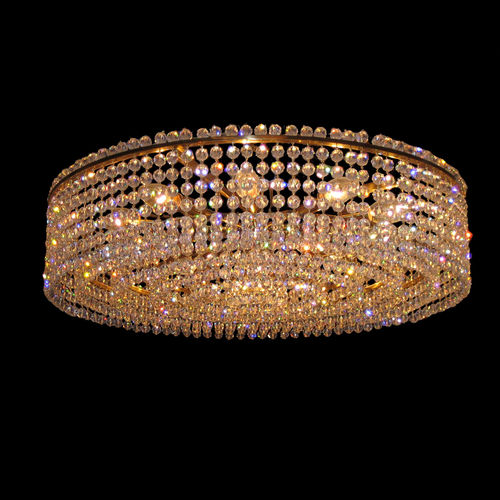 Plafoniera classica - LANGENZERSDORFER 6429-B-11 - J. & L. LOBMEYR - rotonda / in cristallo Swarovski® / in ottone