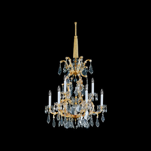 Lampadario in stile - MARIA THERESIA 6126-9 - J. & L. LOBMEYR - in vetro / in ferro modellato / a candelabro