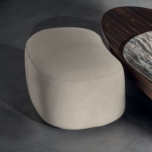 Pouf contemporaneo - GREGG - LONGHI S.p.a. - in tessuto / in pelle / altre forme