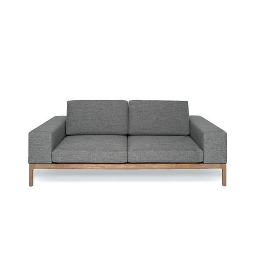 Divano contemporaneo - GARDEN - LONGHI S.p.a. - per esterni / idrorepellente / in legno