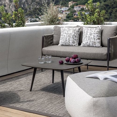 Tavolo d'appoggio contemporaneo - URBAN SMALL - LONGHI S.p.a. - in alluminio / in HPL / con supporto in alluminio