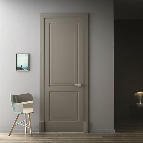 Porta da interno - AVENUE - Lualdi - in legno / battente / contemporanea