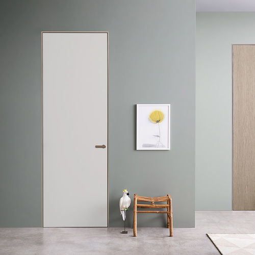Porta da interno - RASOLINE 55S - Lualdi - in legno / in alluminio / battente