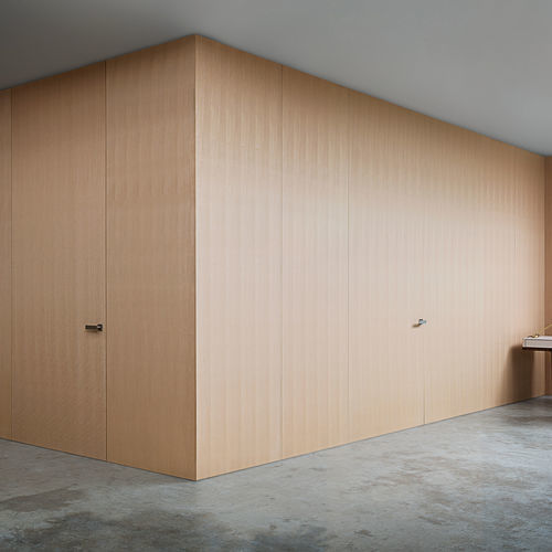 Parete fissa - WALL&DOOR - Lualdi - in legno / professionale / per uso residenziale