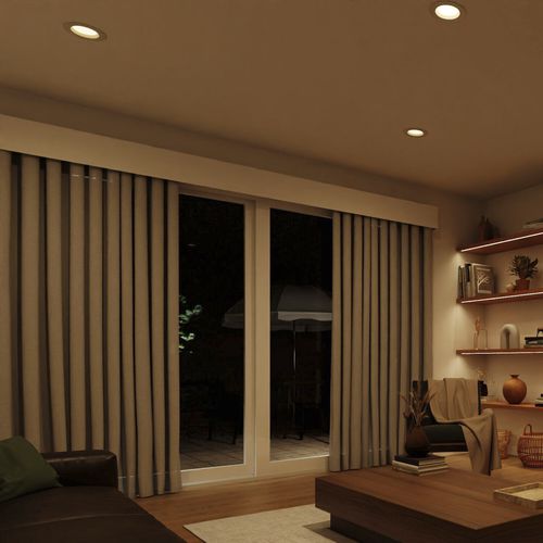 Downlight da incasso - CD6-WH-TW  - LUTRON ELECTRONICS - LED / per interni / commercio
