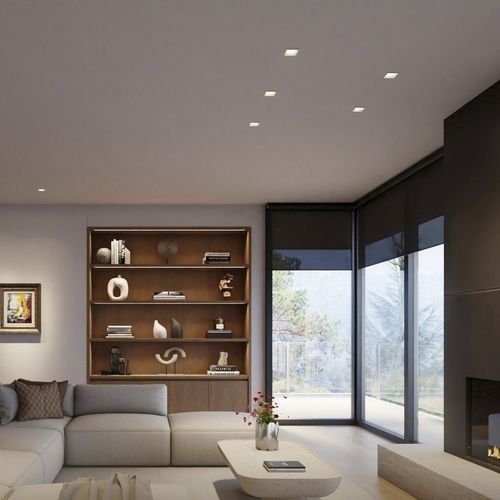 Downlight da incasso - D2R-TW-AD - LUTRON ELECTRONICS - LED / rotondo / quadrato