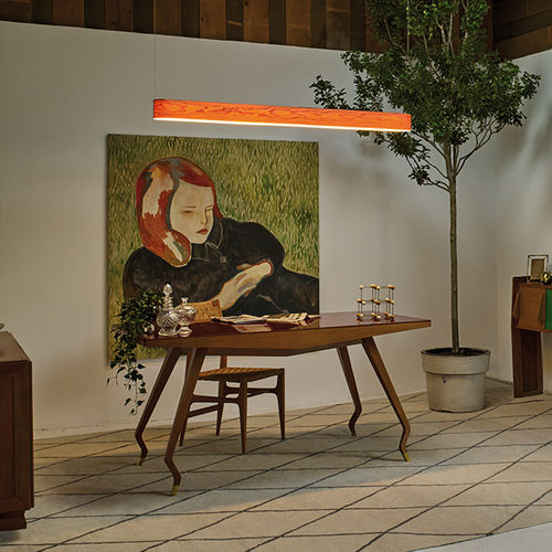 Lampada a sospensione - I-CLUB SLIM - Lzf-Lamps - in legno / contemporanea / senza fili