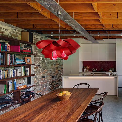 Lampada a sospensione - AGATHA - Lzf-Lamps - in legno / design originale / con cavo