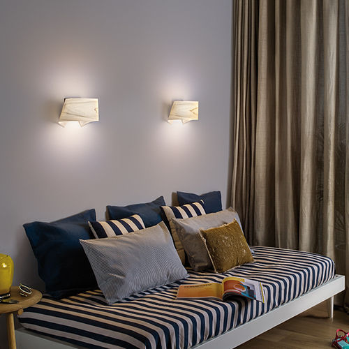Applique contemporanea - HI-COLLAR - Lzf-Lamps - da interno / in legno / per uso residenziale