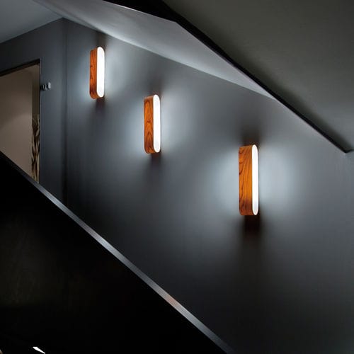 Applique contemporanea - I-CLUB - Lzf-Lamps - da interno / in legno / lineare