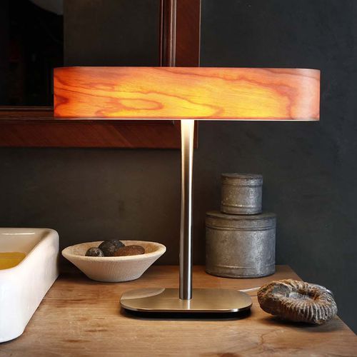 Lampada da tavolo - I-CLUB - Lzf-Lamps - in legno / contemporanea / con cavo