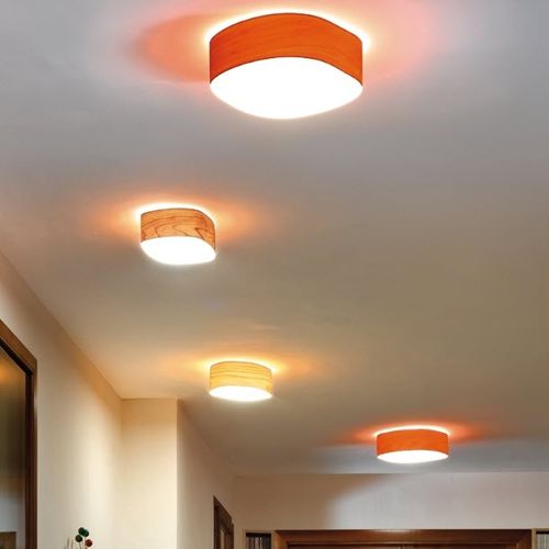 Plafoniera contemporanea - GUIJARROS - Lzf-Lamps - in acrilico / in legno / LED