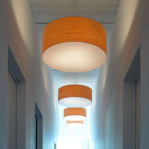 Lampada a sospensione - GEA - Lzf-Lamps - in legno / contemporanea / con cavo
