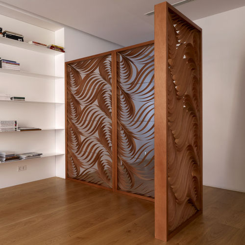 Paravento contemporaneo - PAISLEY - Lzf-Lamps - in legno / contract / modulare