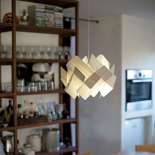 Lampada a sospensione - ESCAPE - Lzf-Lamps - in legno / design originale / con cavo