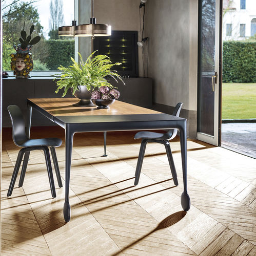 Tavolo contemporaneo - Big Will - MAGIS - in noce americano / in rovere sbiancato / in vetro temprato