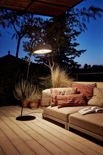 Lampada da terra - SOHO - Marset Iluminacion - in metallo / in polietilene / contemporanea