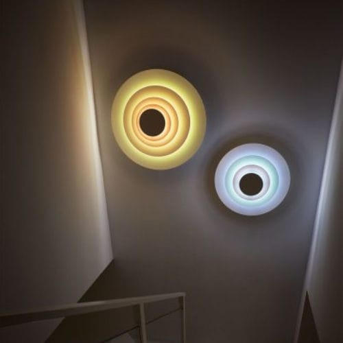 Applique contemporanea - CONCENTRIC - Marset Iluminacion - da interno / in metallo / tonda