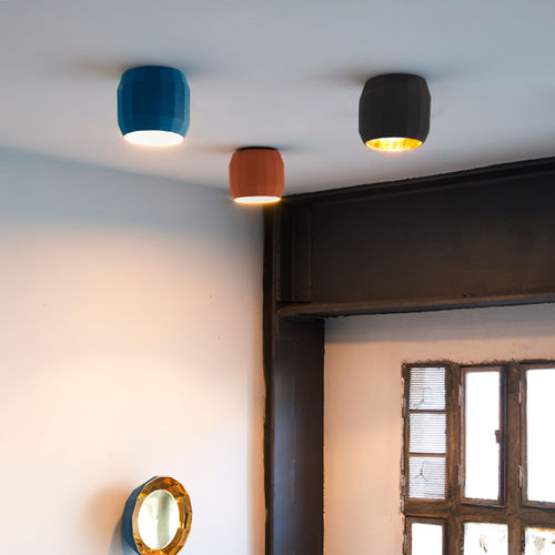 Plafoniera contemporanea - SCOTCH CLUB - Marset Iluminacion - rotonda / in metallo / in ceramica