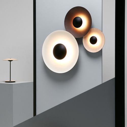 Applique contemporanea - GINGER - Marset Iluminacion - da interno / in metallo / in rovere
