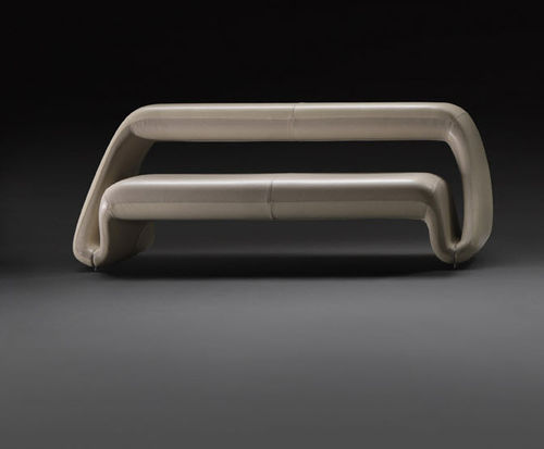 Divano contemporaneo - AIR LOUNGE SYSTEM - Meritalia - in pelle / marrone / di Fabio Novembre