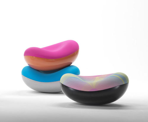 Pouf design originale - BLOBINA - Meritalia - in tessuto / di Karim Rashid