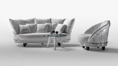 Divano design originale - ELOISA - Meritalia - grigio / 2 posti