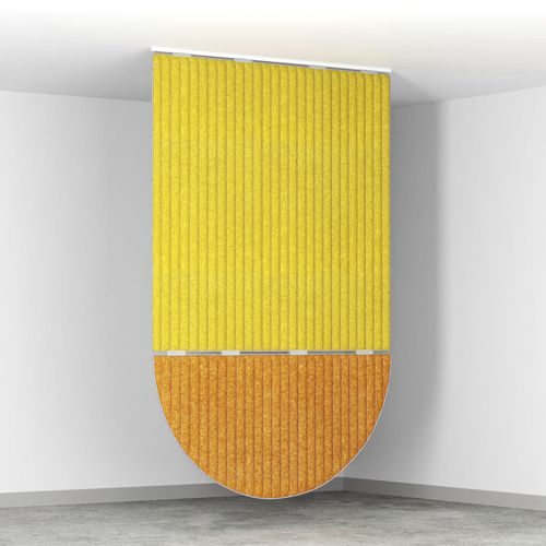 Separatore di spazi in PET - QuiltForms 54" Half Circle - MIO - in plastica riciclata / contract / modulare