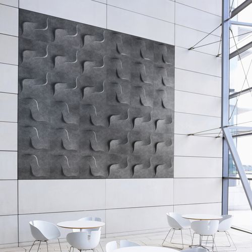 Pannello acustico per muro - Twist FeltForms - MIO - in PET / in plastica riciclata / rettangolare