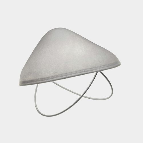 Lampada da pavimento - Shroom Light - MIO - in acciaio / in lana / contemporanea