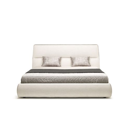 Letto matrimoniale - COSY - MisuraEmme SpA - contemporaneo / imbottito / con testiera imbottita