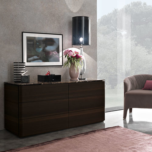 Cassettone contemporaneo - LINDO - MisuraEmme SpA - in legno / in marmo / in melaminico