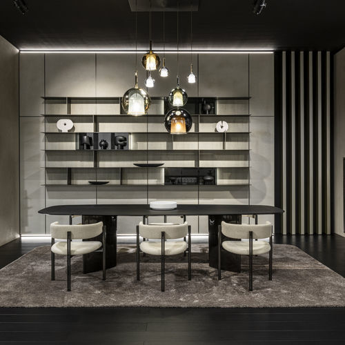 Sedia contemporanea - MONTERREY - MisuraEmme SpA - da interno / in tessuto / in pelle