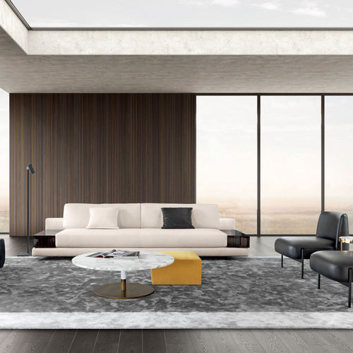 Divano modulare - ARGO - MisuraEmme SpA - d'angolo / contemporaneo / da sala
