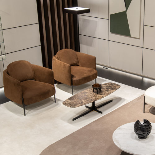 Consolle contemporanea - JANUS - MisuraEmme SpA - in marmo / con supporto in metallo / per uso residenziale