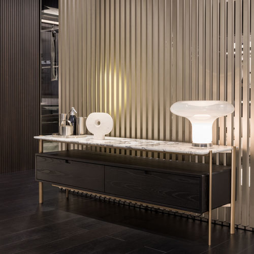 Credenza alta - EROS - MisuraEmme SpA - contemporanea / in metallo / in bronzo