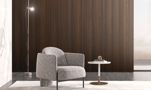 Poltrona contemporanea - VIRGIN - MisuraEmme SpA - in tessuto / in velluto / in pelle