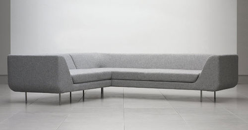 Divano d'angolo - BERNARD - Modus - contemporaneo / in tessuto / grigio