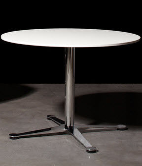 Tavolo contemporaneo - GECKO - Modus - in HPL / rotondo / 100% riciclabile