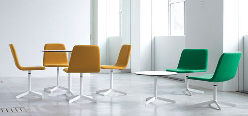 Sedia da pranzo contemporanea - MULTI - Modus - in acciaio / girevole / per uso residenziale