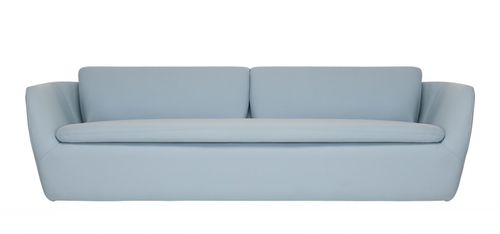 Divano classico - COCCON - Modus - in tessuto / in pelle / grigio