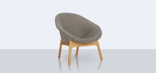 Sedia contemporanea - LILY - Modus - da interno / in legno / in tessuto