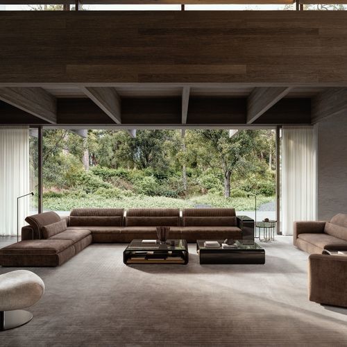 Tappeto contemporaneo - INFRA - Molteni&C - a righe / in lana / in velluto
