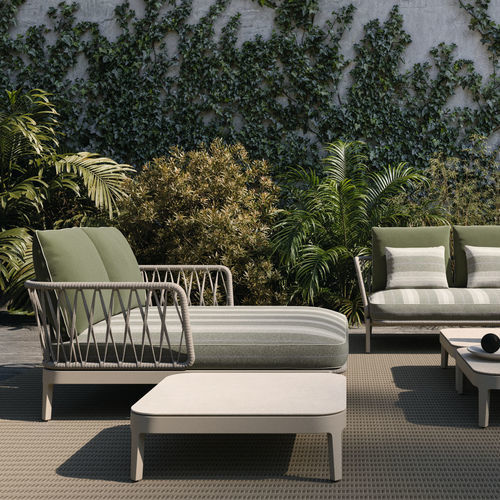 Tavolino basso moderno - CHELSEA - Molteni&C - in alluminio termolaccato / in ceramica / con base in alluminio termolaccato