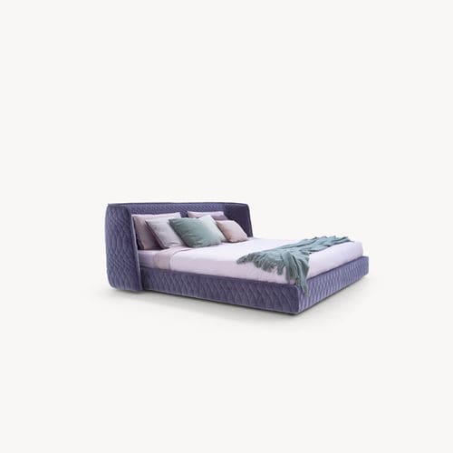 Letto matrimoniale - REDONDO - MOROSO - contemporaneo / imbottito / con testiera