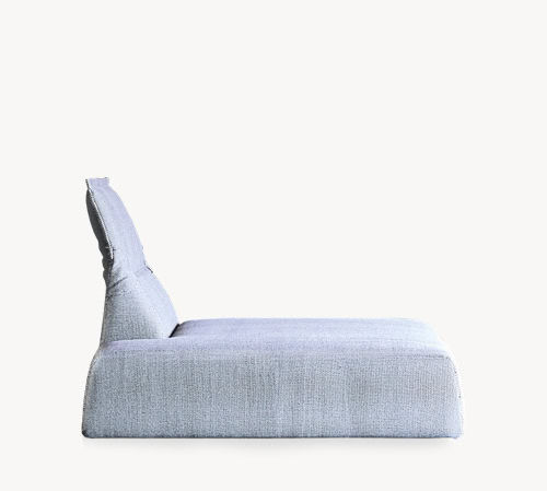 Chaise longue contemporanea - HIGHLANDS - MOROSO - in tessuto / in acciaio / contract